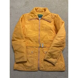 Vintage Ellesse Beconta Ski Jacket Ski Coat Orange Womens 14 Vintage 80s